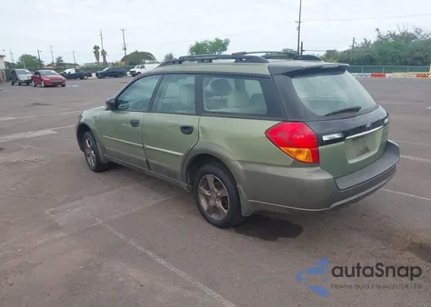2006 Subaru Outback 2.5I from USA, damaged, VIN 4S4BP61C166321885